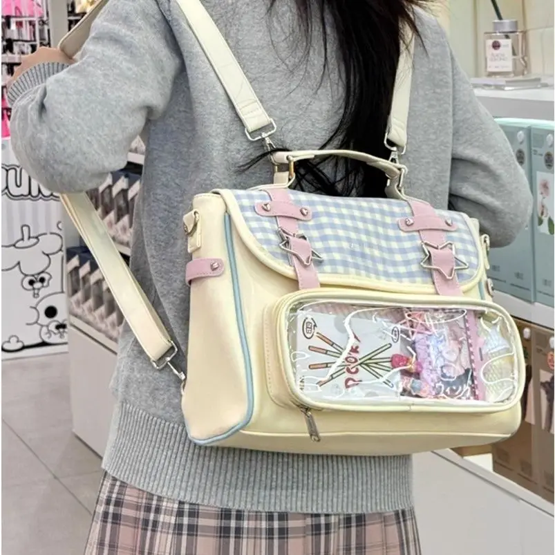 Japan Style Girls Lolita Metal Stars Backpacks Satchel Bag