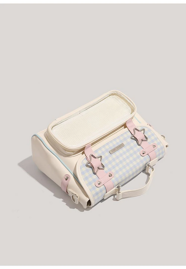 Japan Style Girls Lolita Metal Stars Backpacks Satchel Bag
