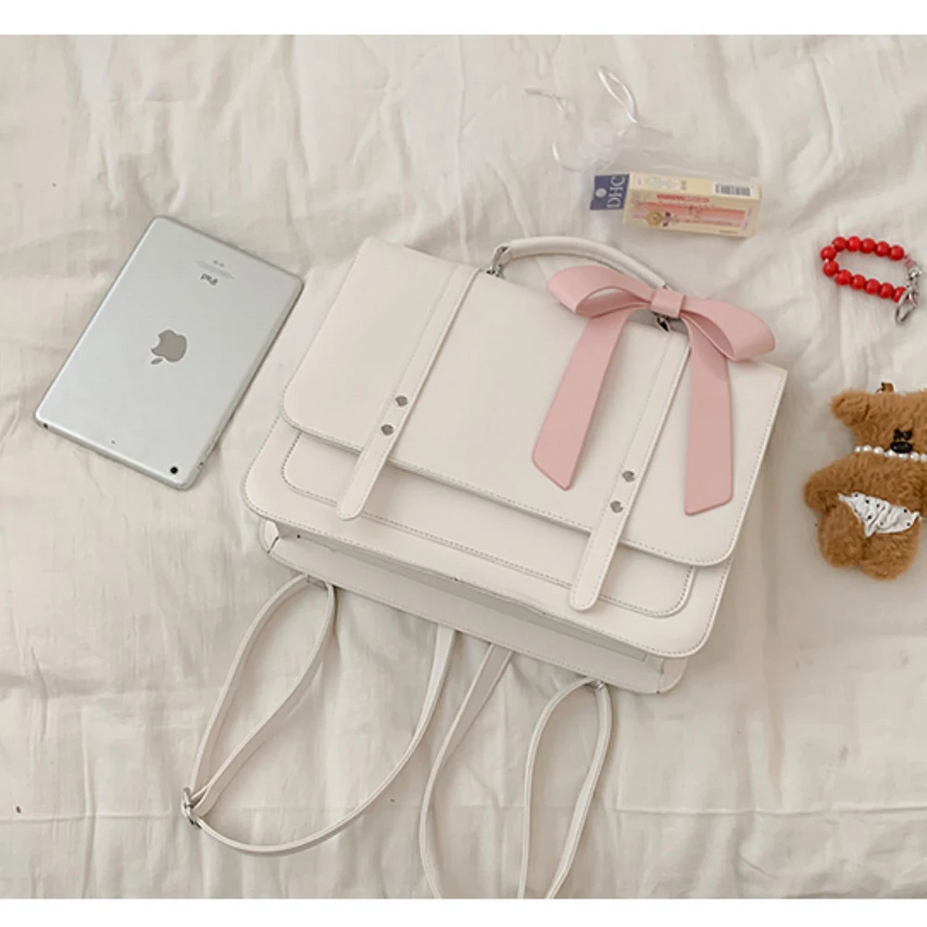 Japan Style Kawaii  Bowknot Briefcases HandBags