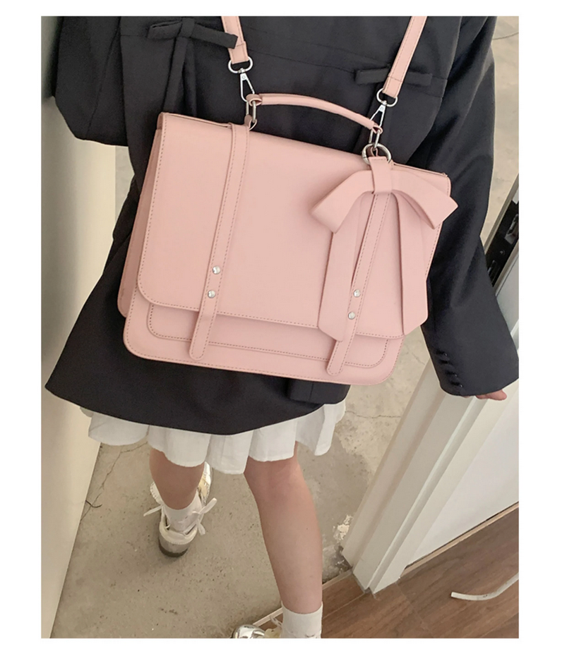 Japan Style Kawaii  Bowknot Briefcases HandBags