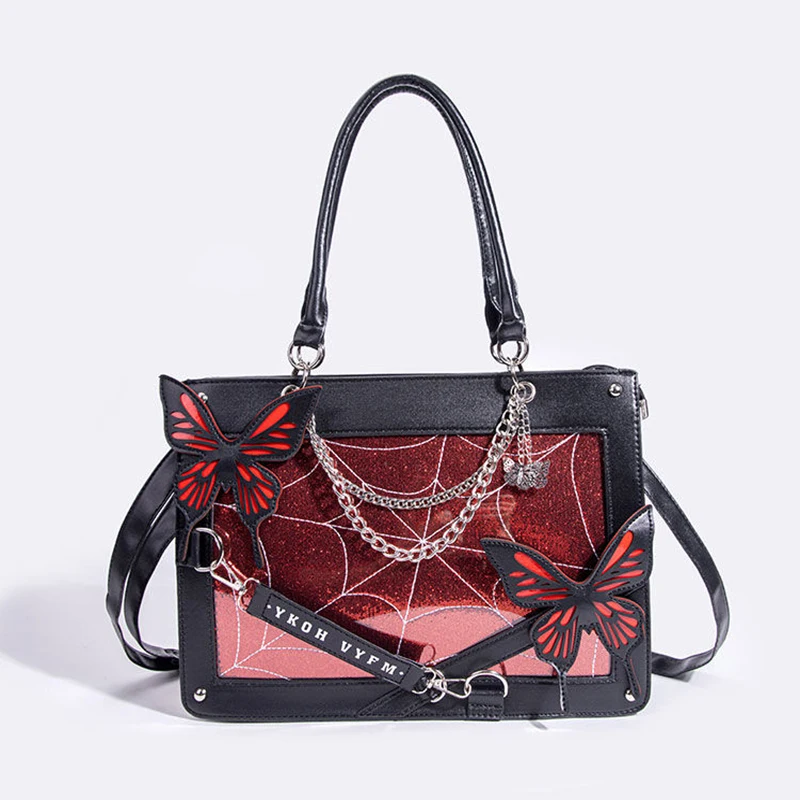 Gothic Lolita Butterfly Ita bags Shoulder Bags
