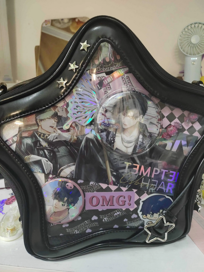 Transparent Sweet Star Japanese Ita Bags