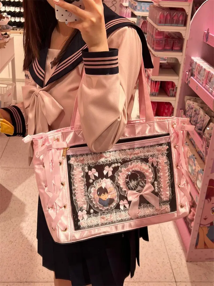 Japanese Sweet Bow Kawaii Tote Bag