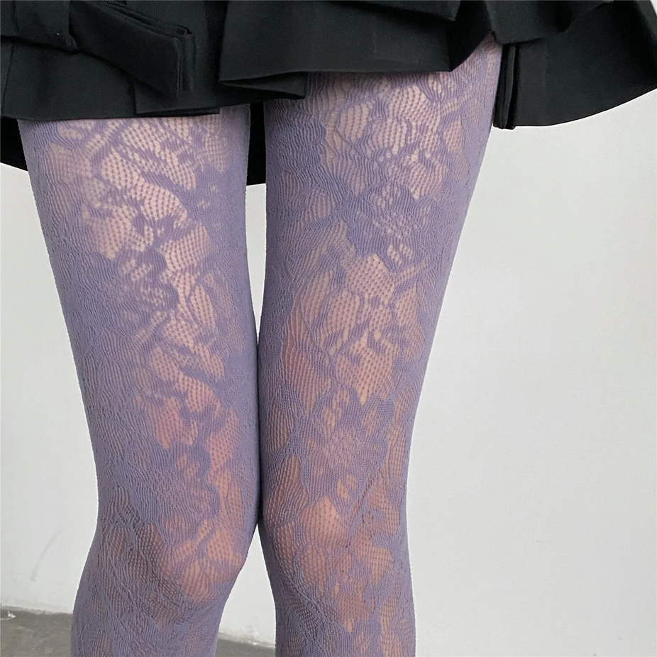 Lace Fishnet Stockings Pantyhose Tights