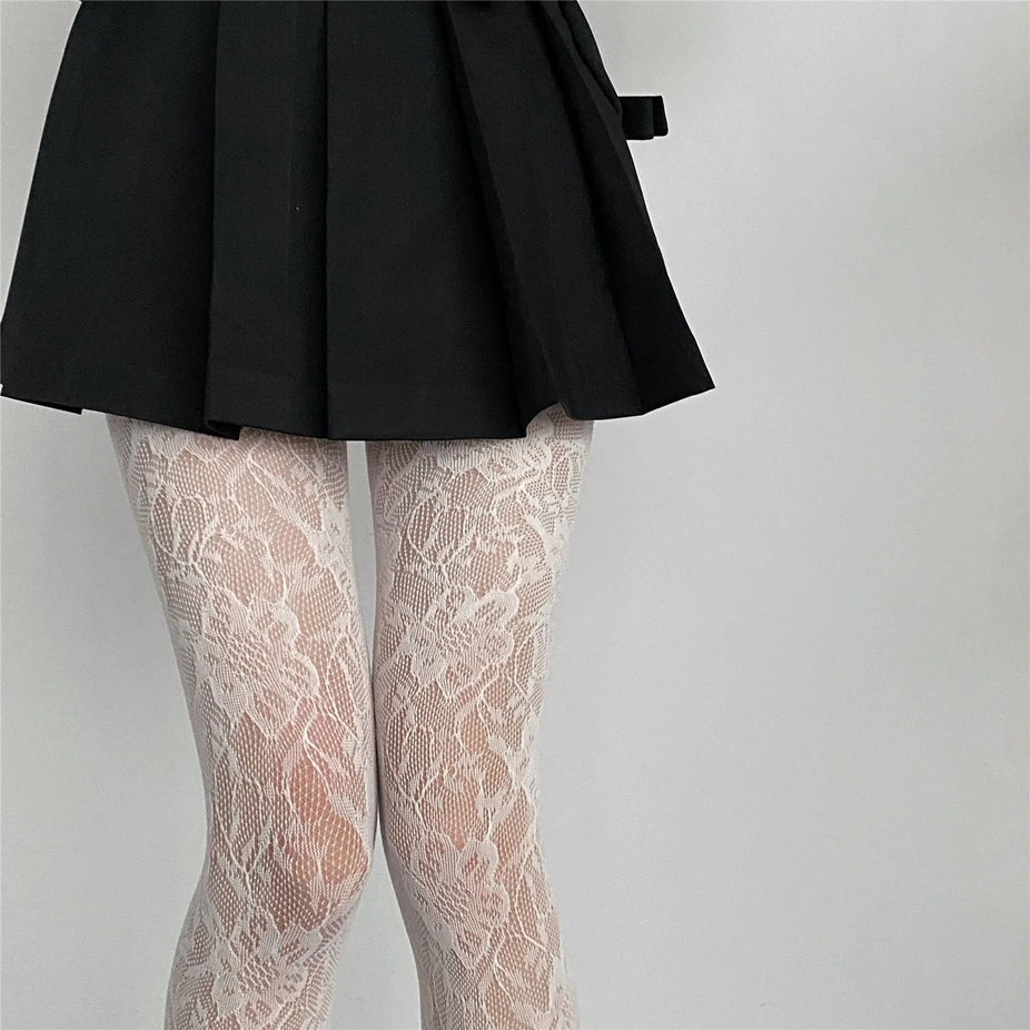 Lace Fishnet Stockings Pantyhose Tights