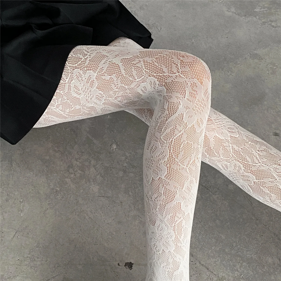 Lace Fishnet Stockings Pantyhose Tights