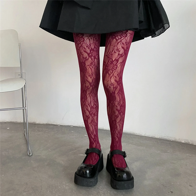 Lace Fishnet Stockings Pantyhose Tights