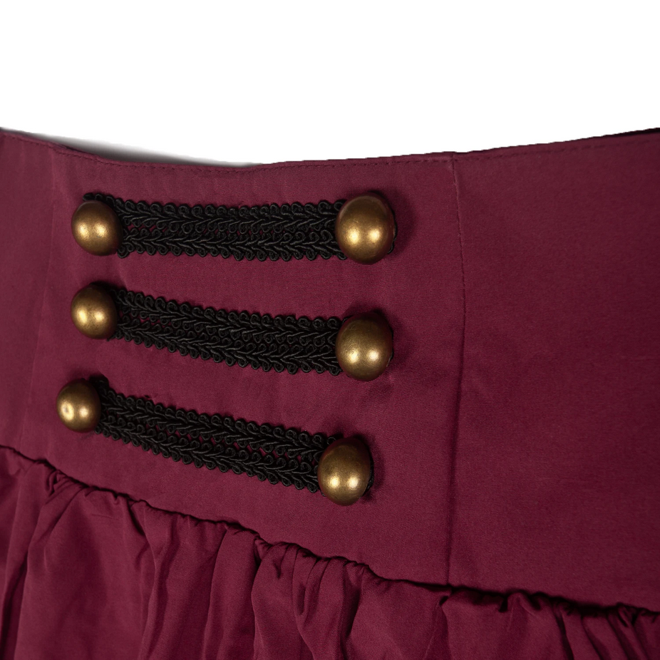 High Waist Victorian Maxi Skirt