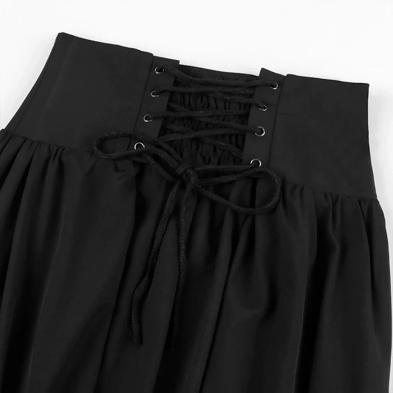 High Waist Victorian Maxi Skirt