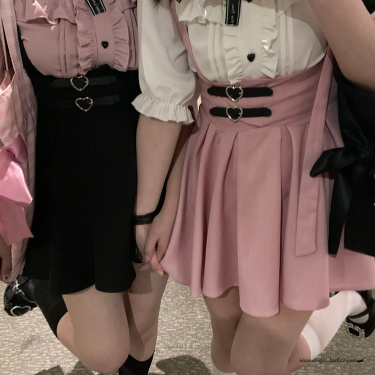Japanese Cute Lolita Lace Short Suspender Skirts