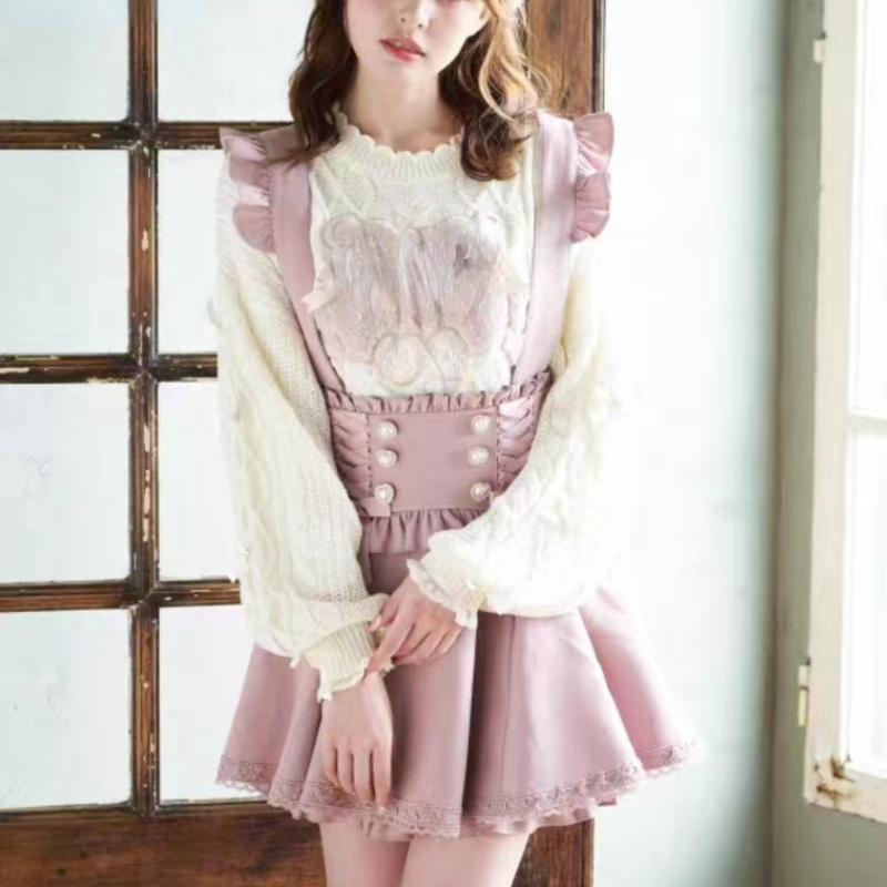 Sweet Style Gothic Lolita Bow Skirt