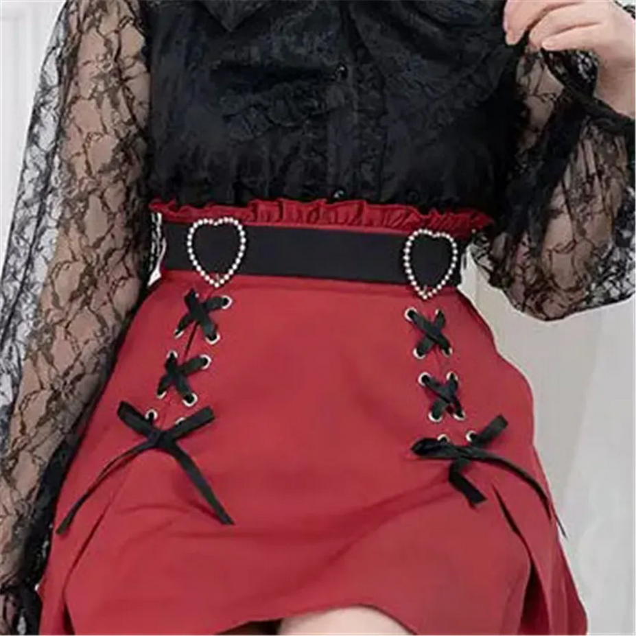 Y2k Aesthetic Harajuku Style High Waist Skirt
