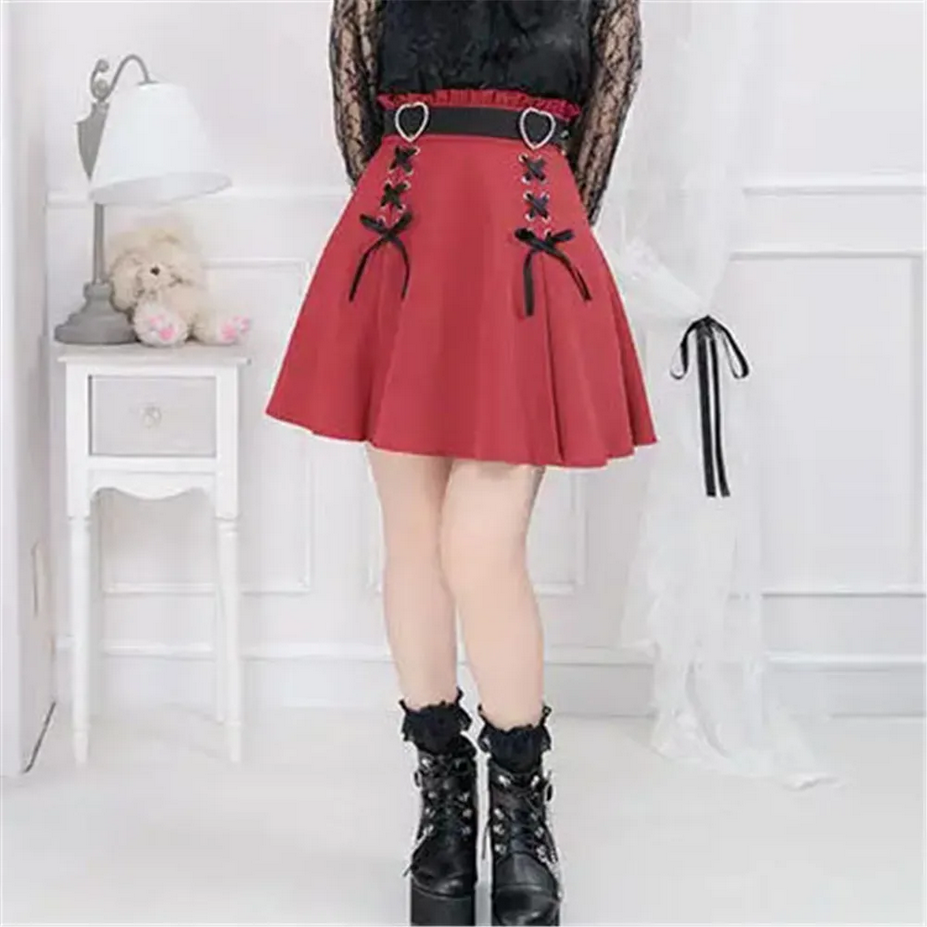 Y2k Aesthetic Harajuku Style High Waist Skirt