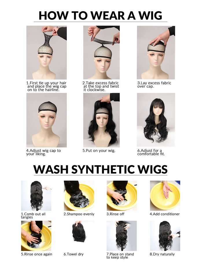 26Inch Grey Brown Color Synthetic Wigs