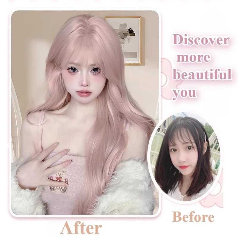 Baby Pink 24inch Lolita Synthetic Wig