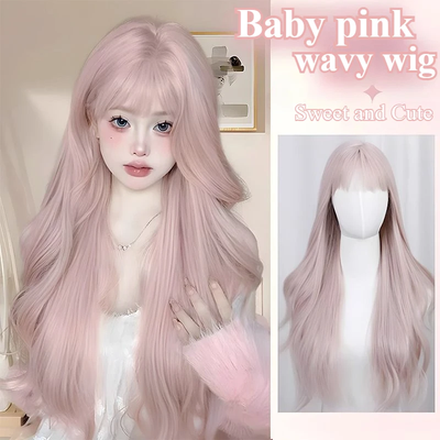 Baby Pink 24inch Lolita Synthetic Wig