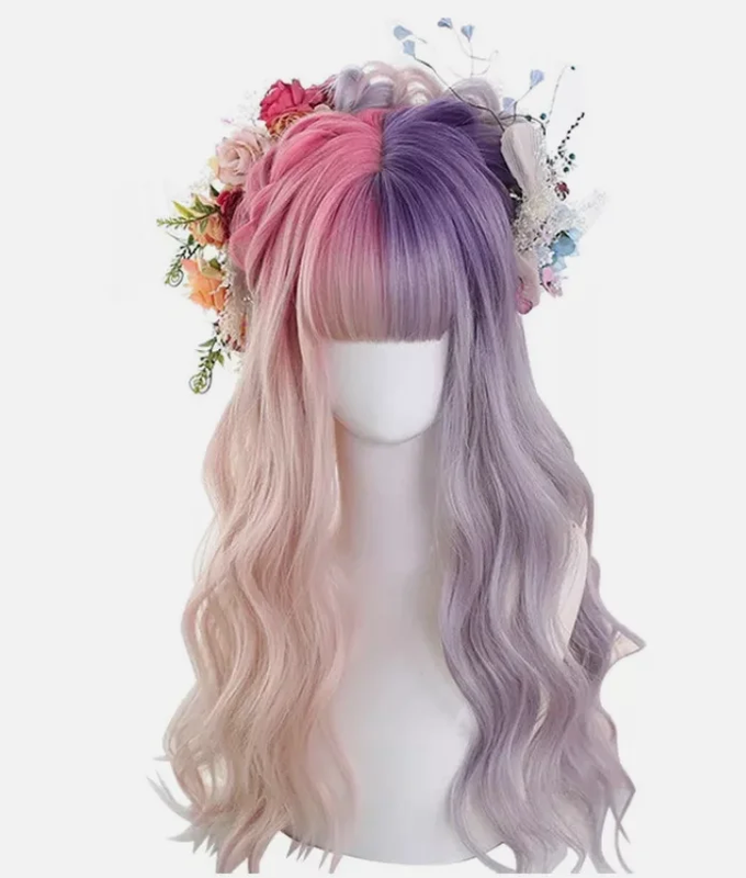 Pink And Purple Gradient Lolita Wigs