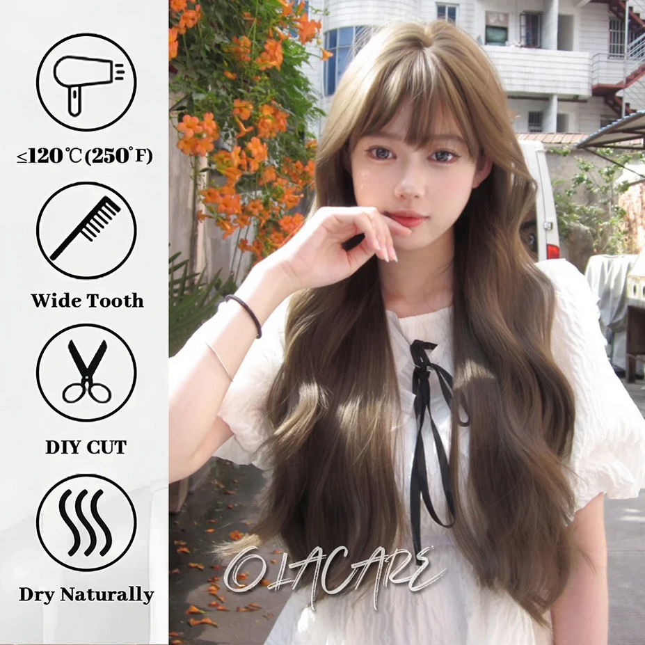 Blonde Cosplay Lolita Wig with Bangs