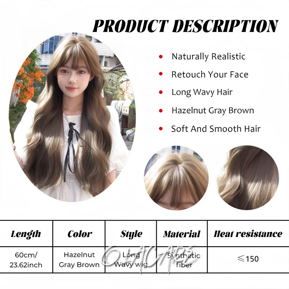 Blonde Cosplay Lolita Wig with Bangs