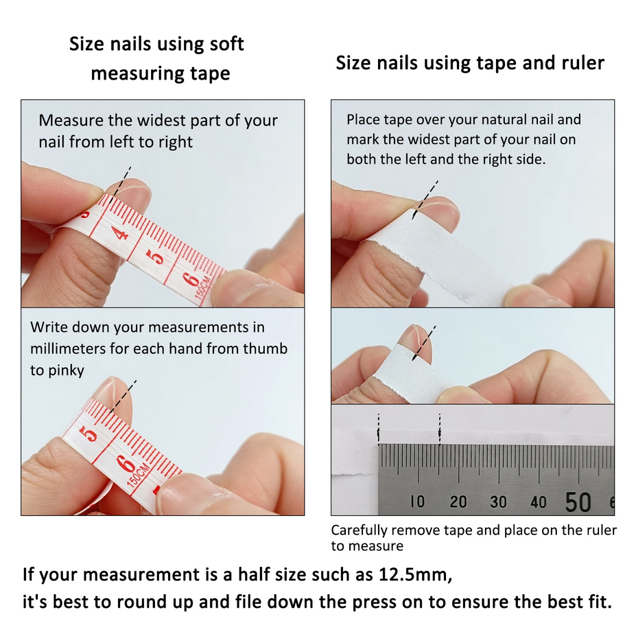 10pcs Luxury French Style Handmade False Nails