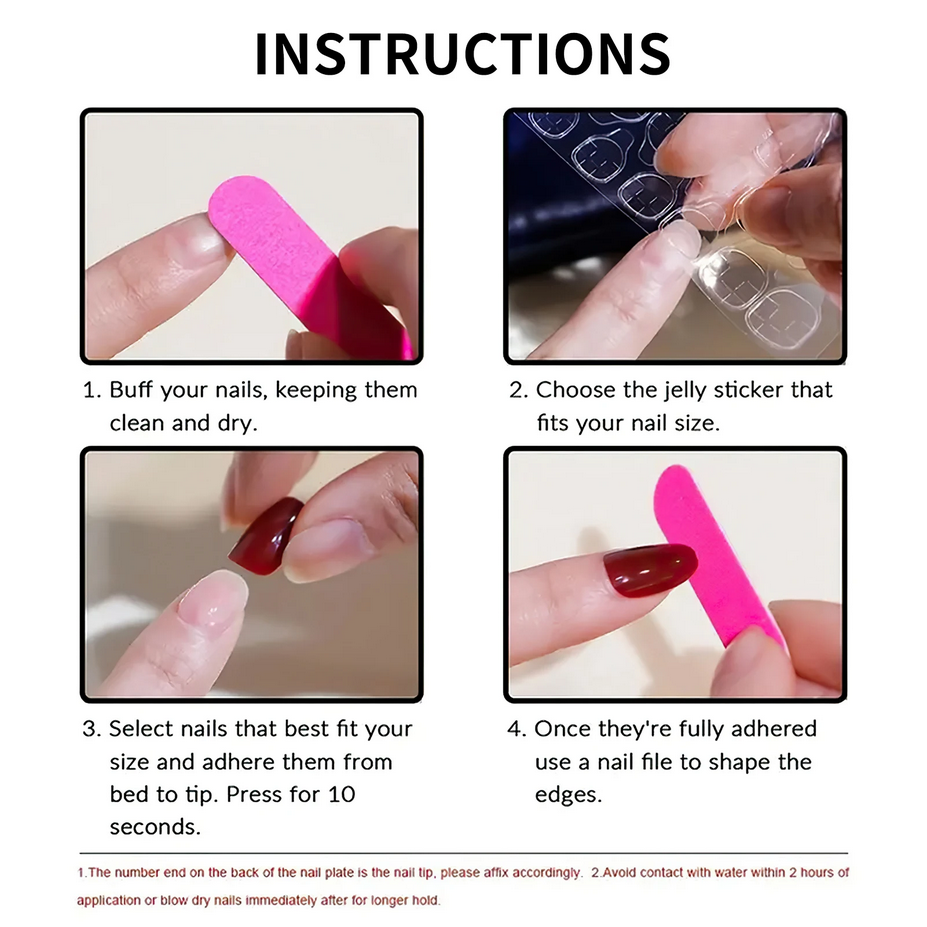 Kawaii Candy Bear Press on Nails