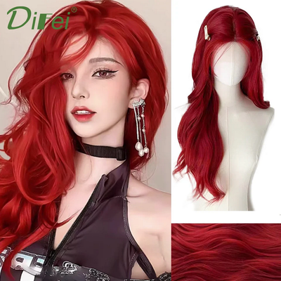 Kawaii Lolita Red Synthetic Wig