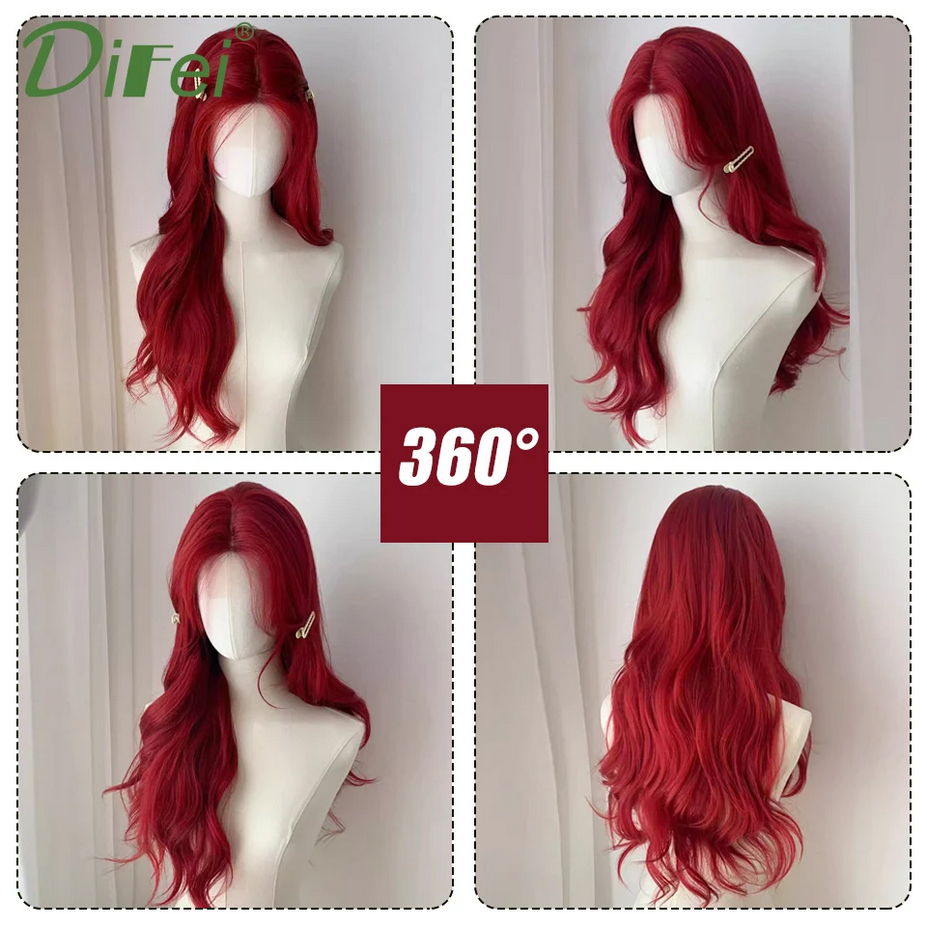 Kawaii Lolita Red Synthetic Wig