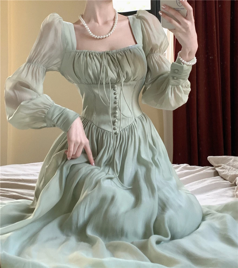 A-line Lace Up Elegant Princess Party Dress