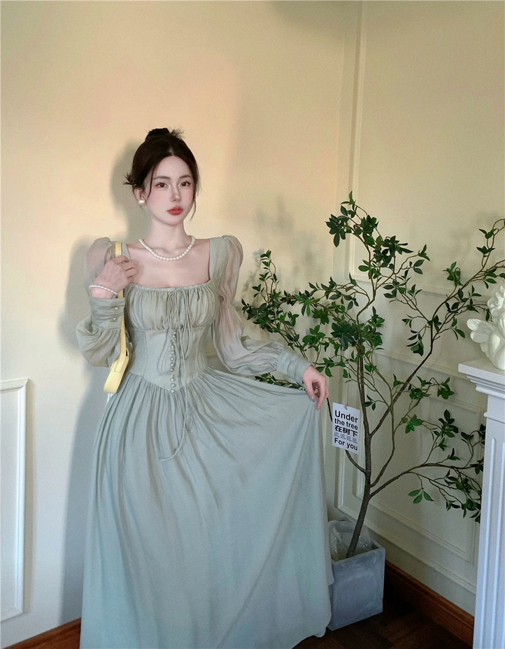A-line Lace Up Elegant Princess Party Dress