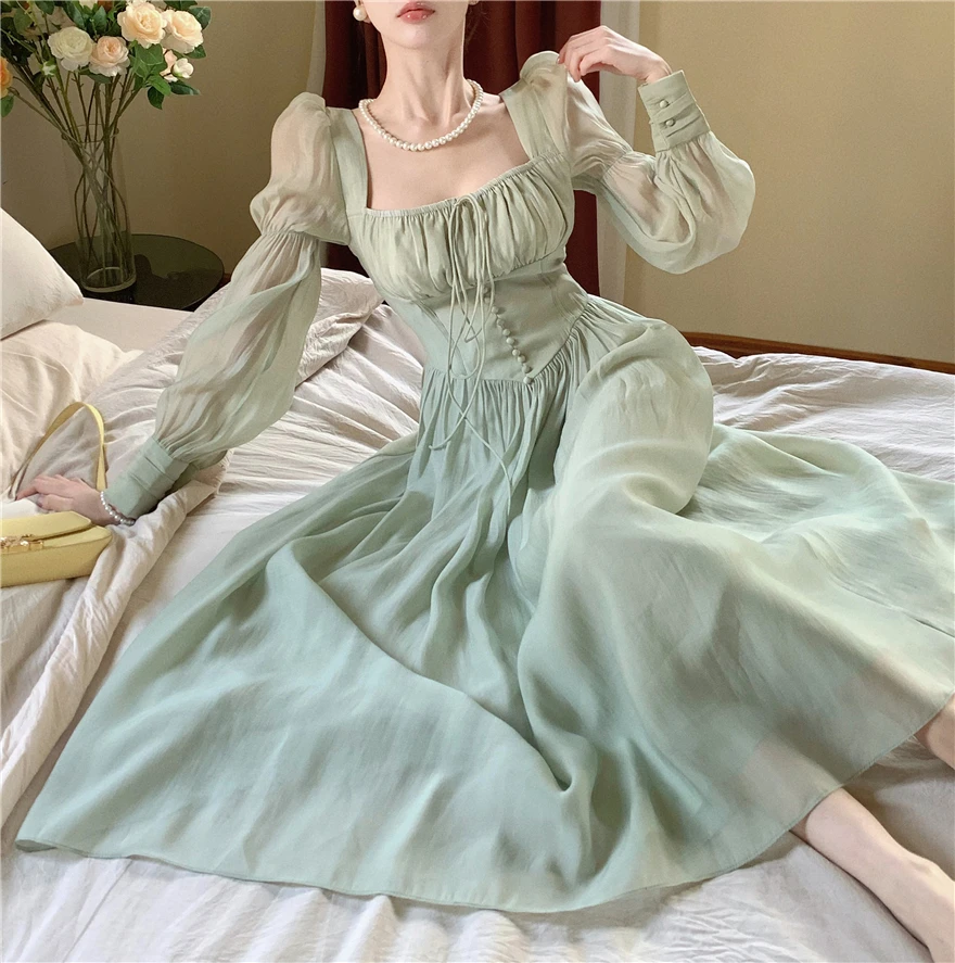 A-line Lace Up Elegant Princess Party Dress