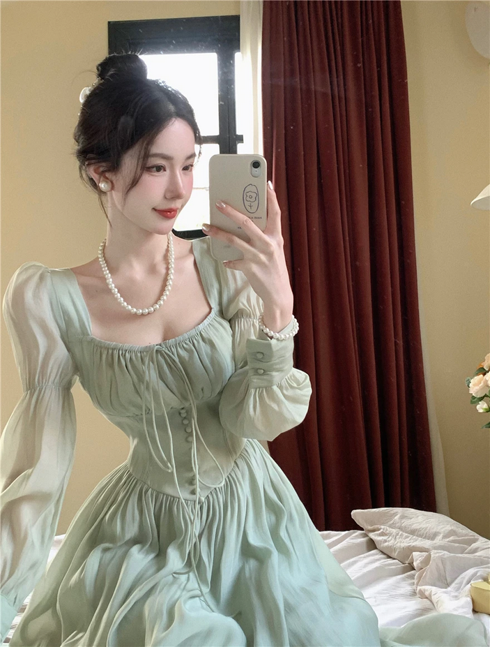 A-line Lace Up Elegant Princess Party Dress