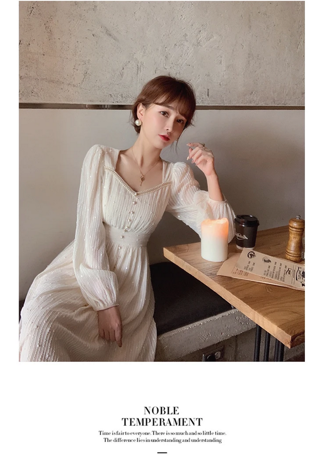 Luxurious Vintage Princess Midi Dress