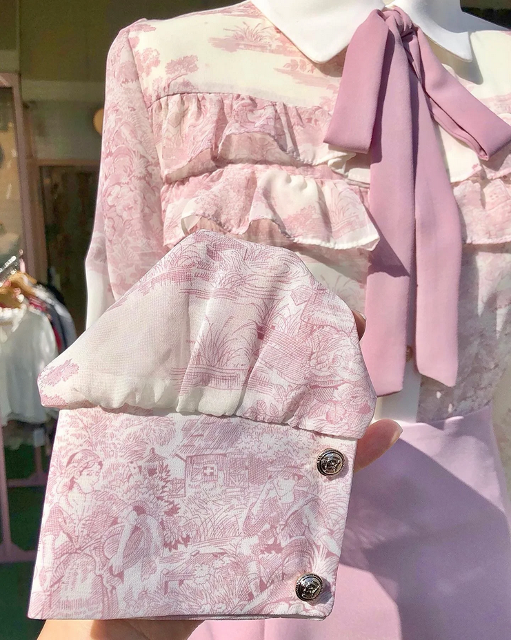 Fashion Long Sleeve Doll Collar Women&#39;s Blouse