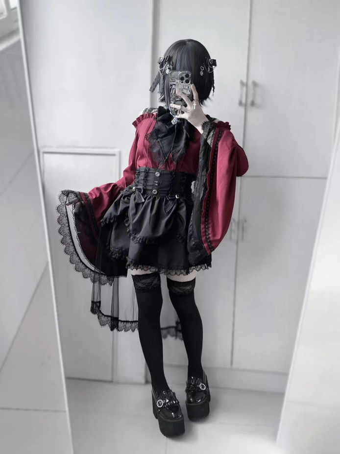Lolita Y2K Cute Japanese Style Blouse