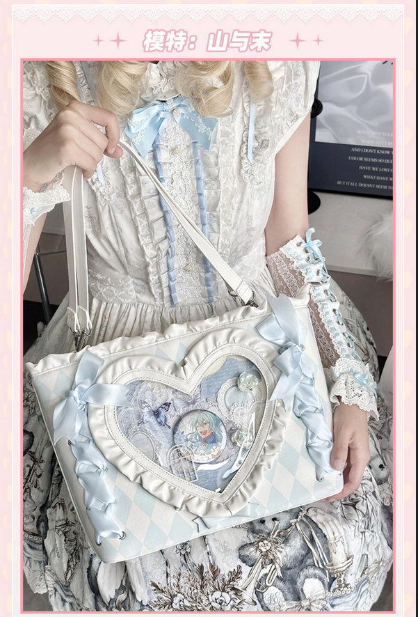 Original Japanese Kawaii Lace Bow Sweet Ita Bag