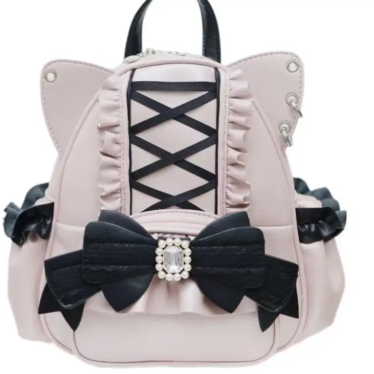 Mochila Lace Cat&#39;s Ear Japanese Ita School Bag
