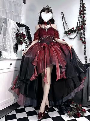 Beautiful Ruffled Princess  Gothic Lolita Dress