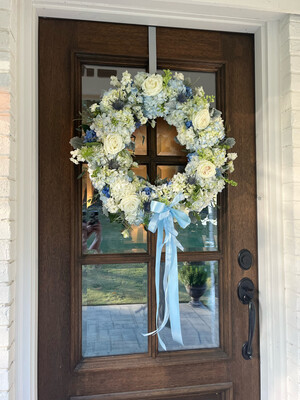 Welcome Home Baby Door Wreath