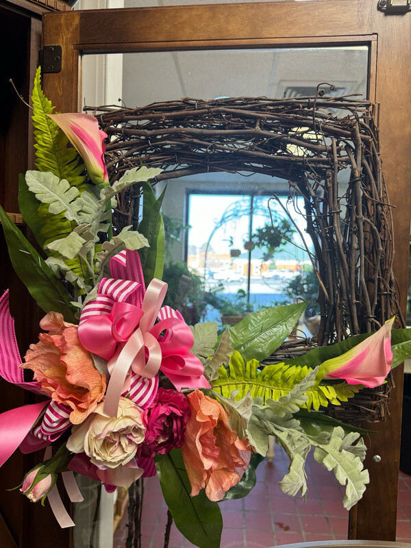 Floral Wreath Small Square