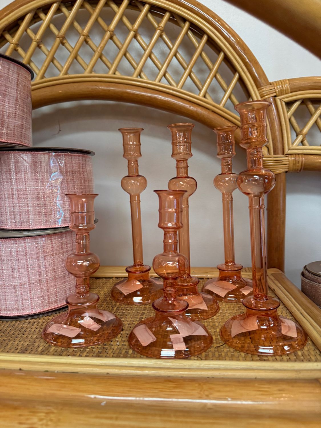 Blush Candlesticks