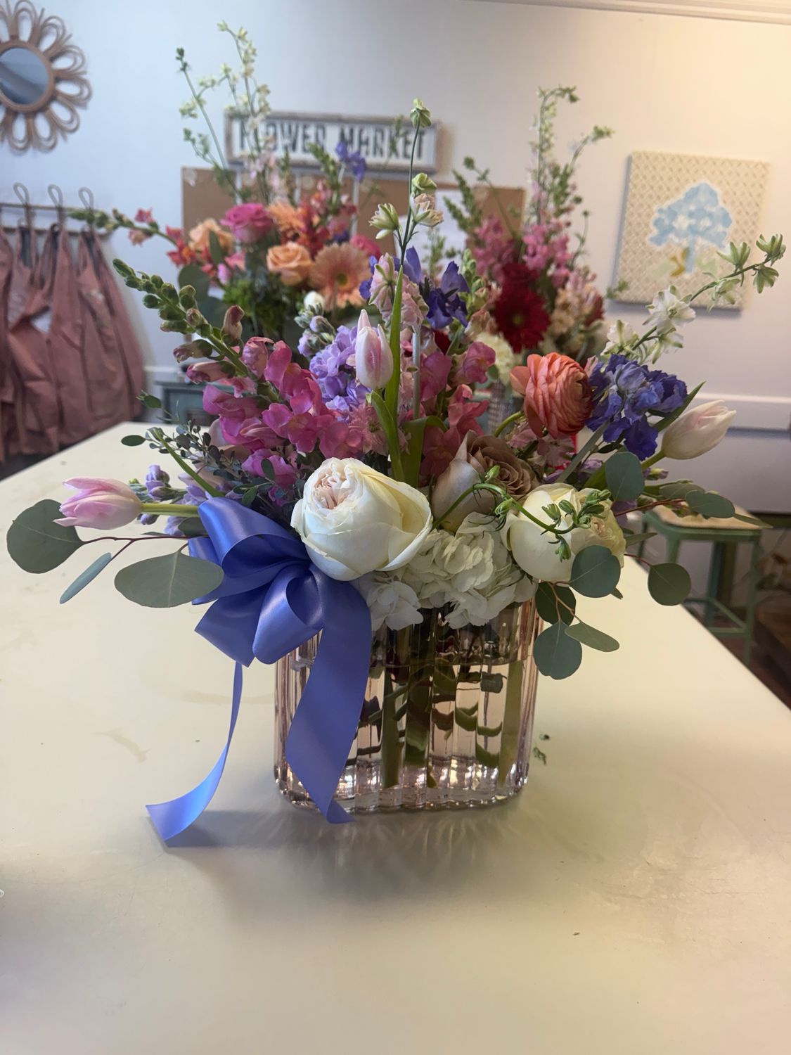 Clematis Vase Arrangement