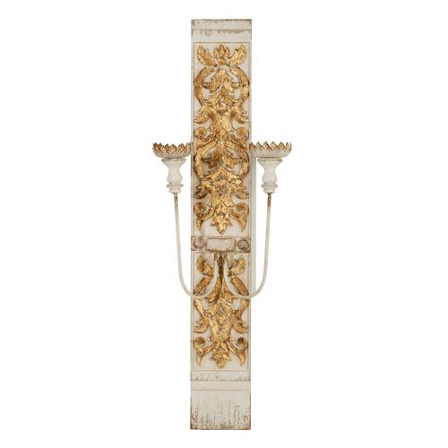 Distressed Sconce Wall Panel