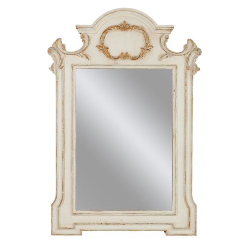 Distressed Accent Mirror