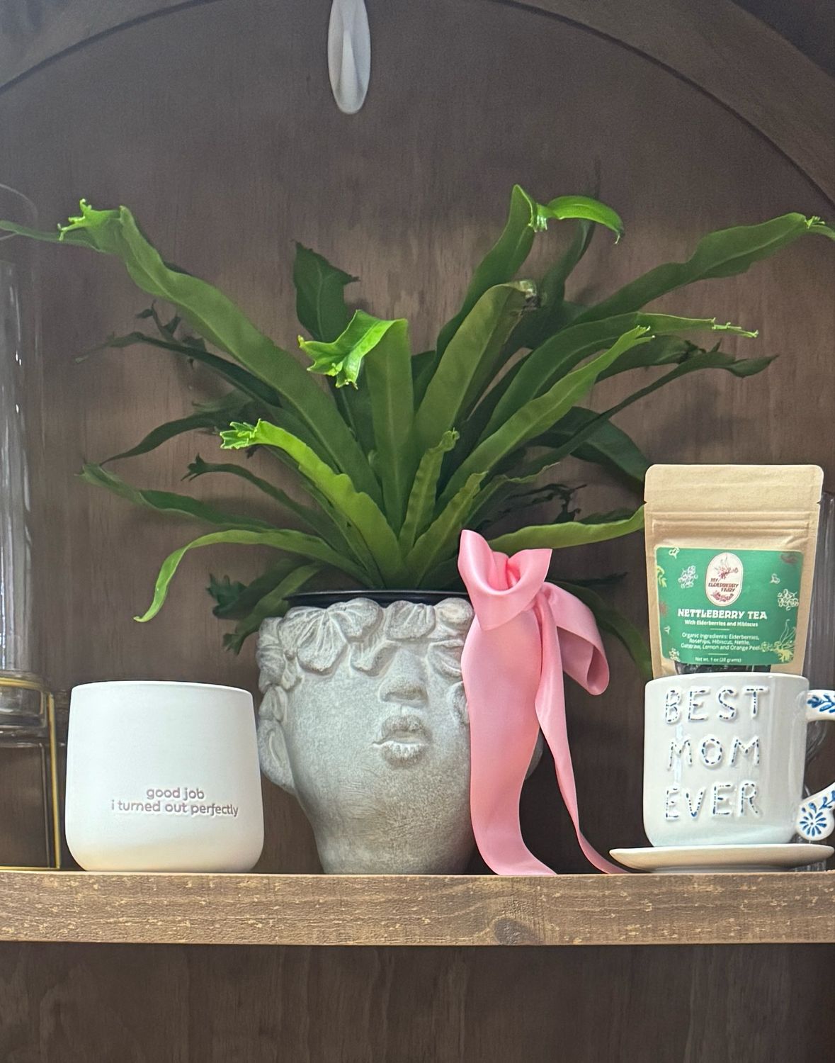Cement Floral Head Planter