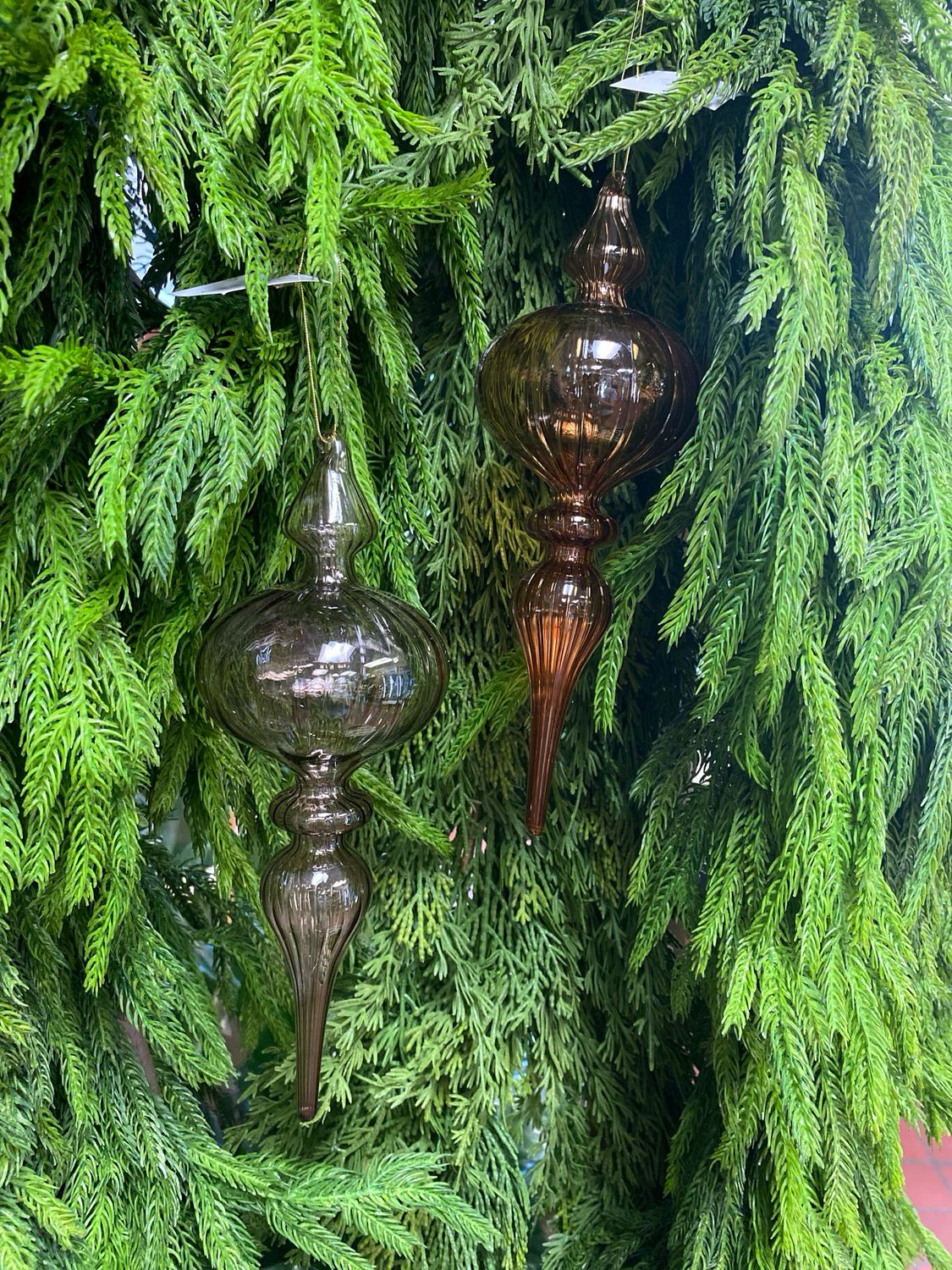 Tinted Glass Ornament