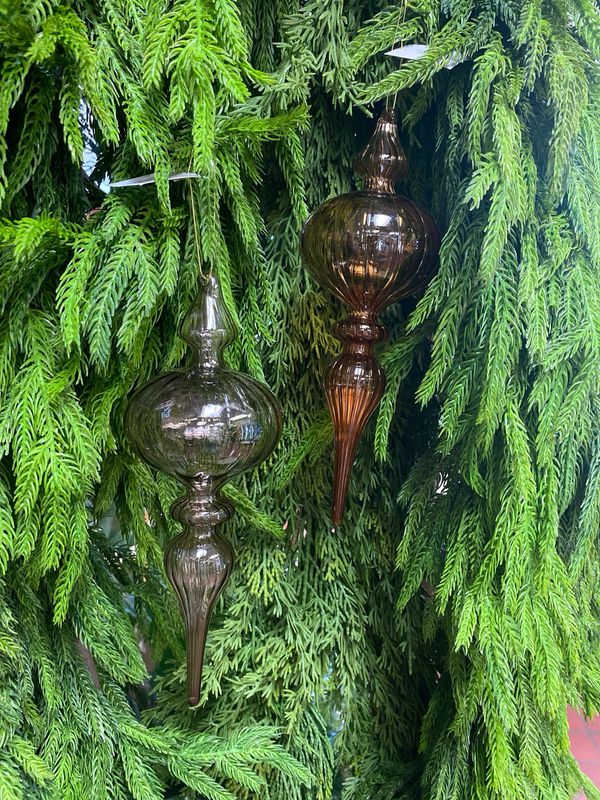 Tinted Glass Ornament