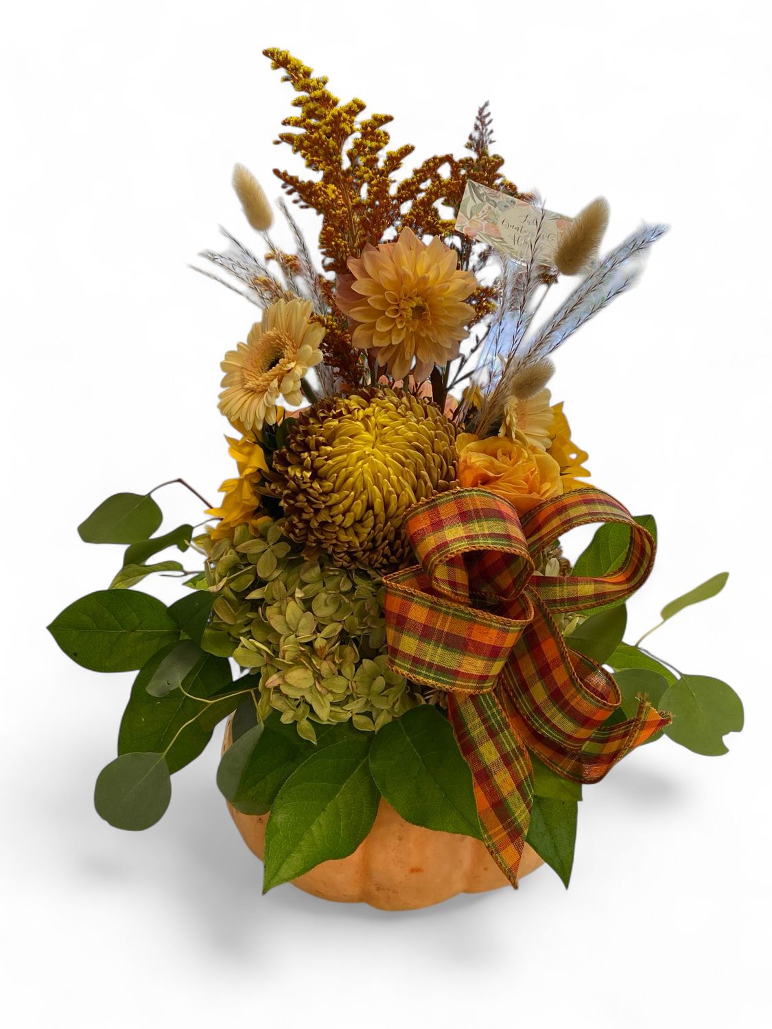 Arrangement in Real Pumpkin Arrangement in Real Pumpkin
