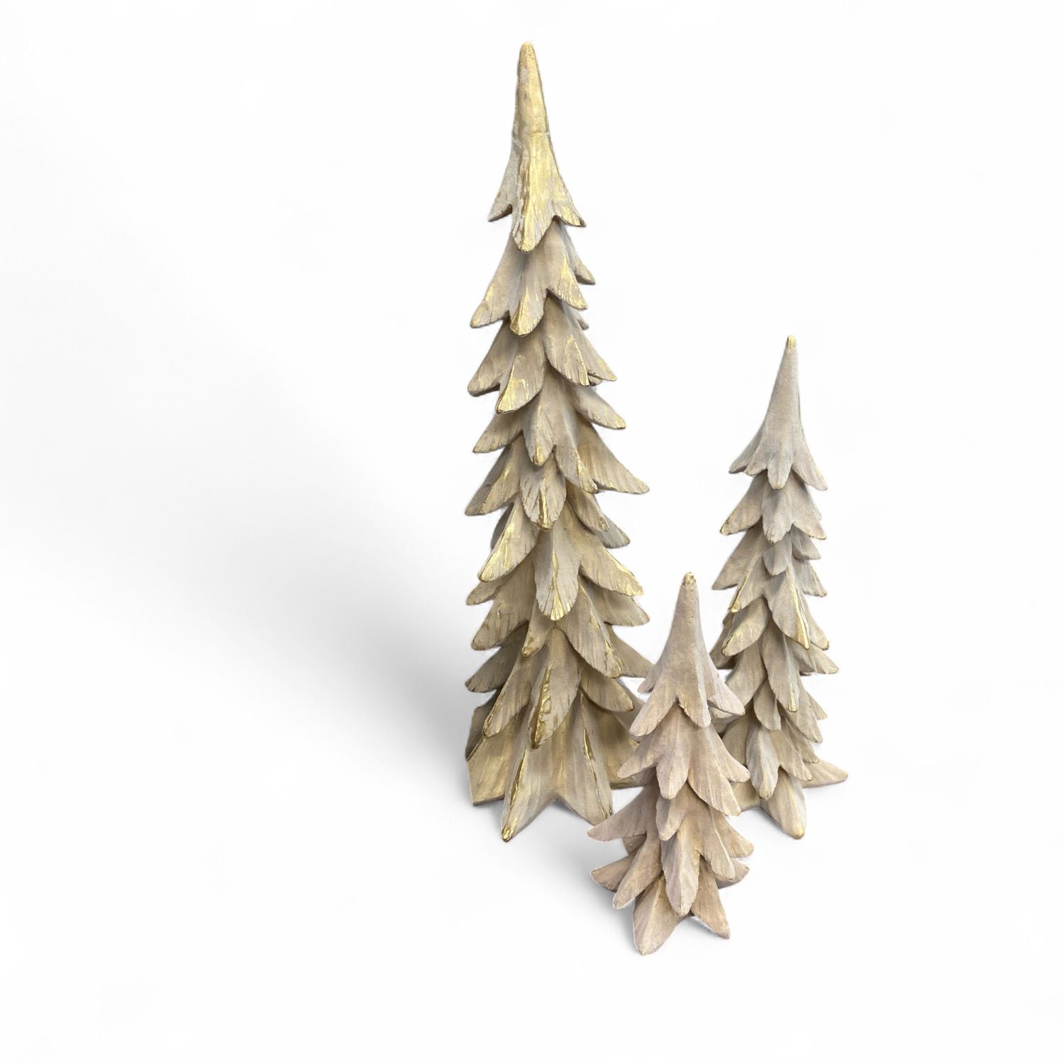 White Wooden Trees