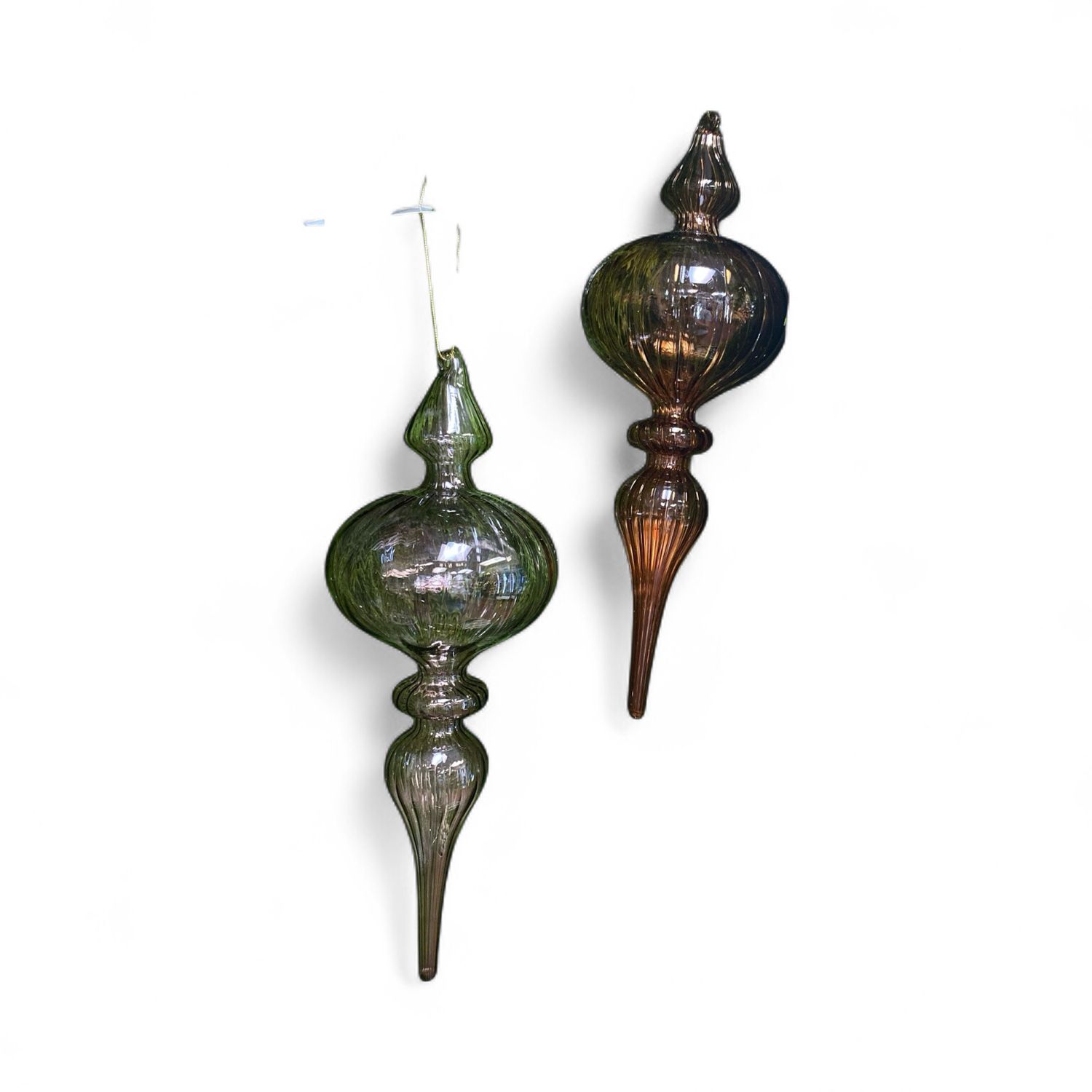 Tinted Glass Ornament