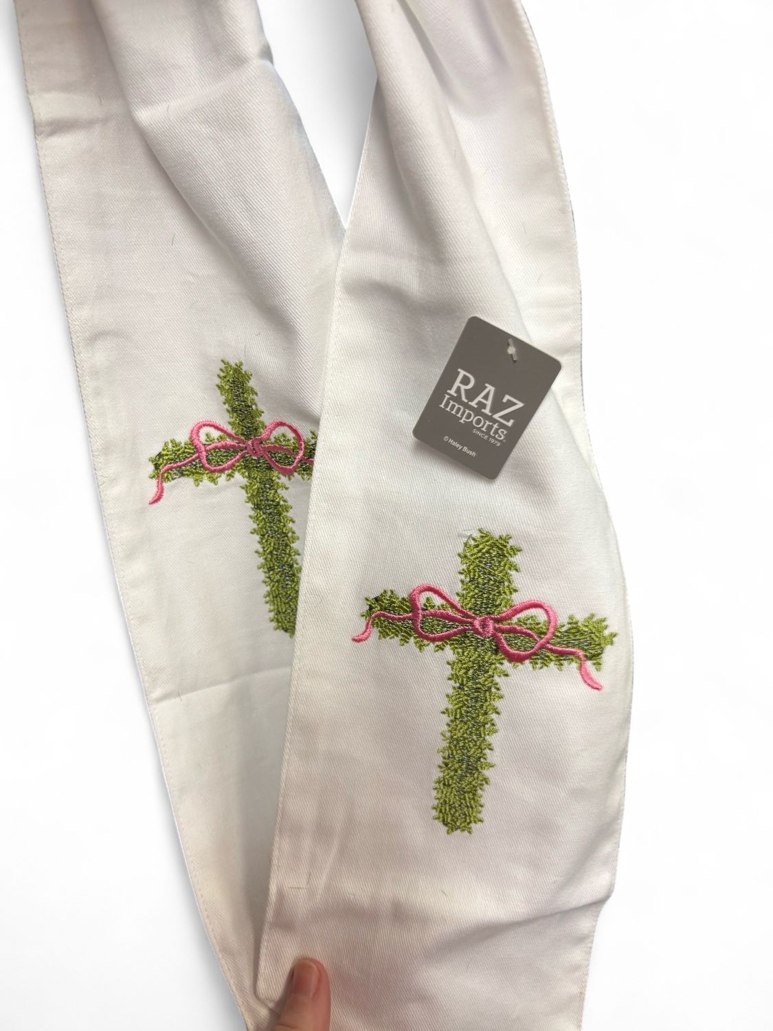 Cross wreath sash Cross wreath sash